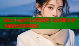 糖心vlog芭芭拉圣诞赠礼全攻略多屏投屏离线缓存体验