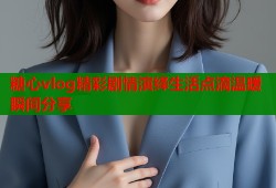 糖心vlog精彩剧情演绎生活点滴温暖瞬间分享