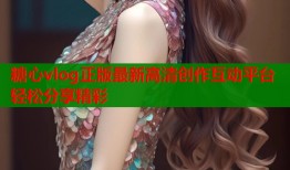 糖心vlog正版最新高清创作互动平台轻松分享精彩