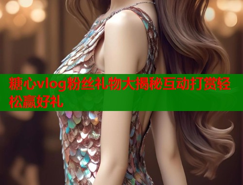 糖心vlog粉丝礼物大揭秘互动打赏轻松赢好礼