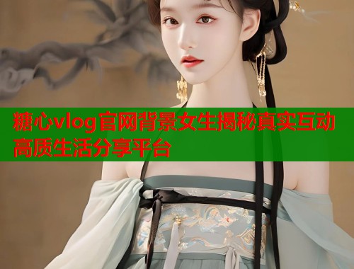 糖心vlog官网背景女生揭秘真实互动高质生活分享平台