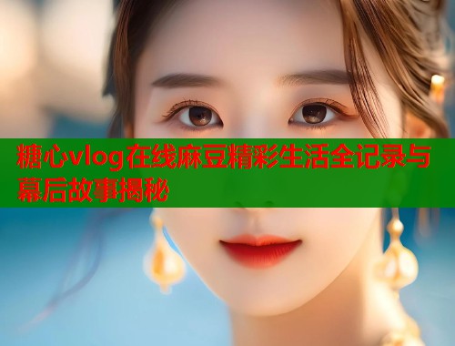 糖心vlog在线麻豆精彩生活全记录与幕后故事揭秘